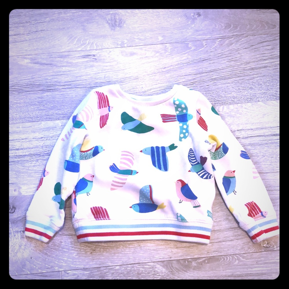 Mini Boden Bird Sweatshirt